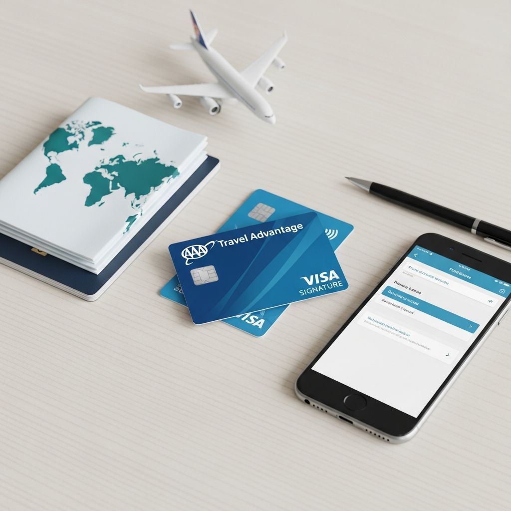 Understand rates, fees, rewards, and protections on the AAA Travel Advantage Visa Signature before you apply or pack your bags.