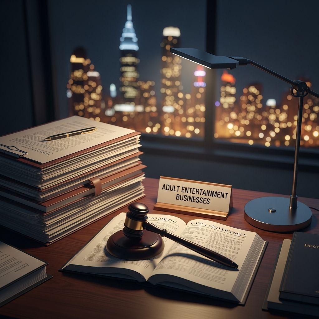 Understand how zoning, licensing, and constitutional rules shape where and how adult entertainment businesses may legally operate.