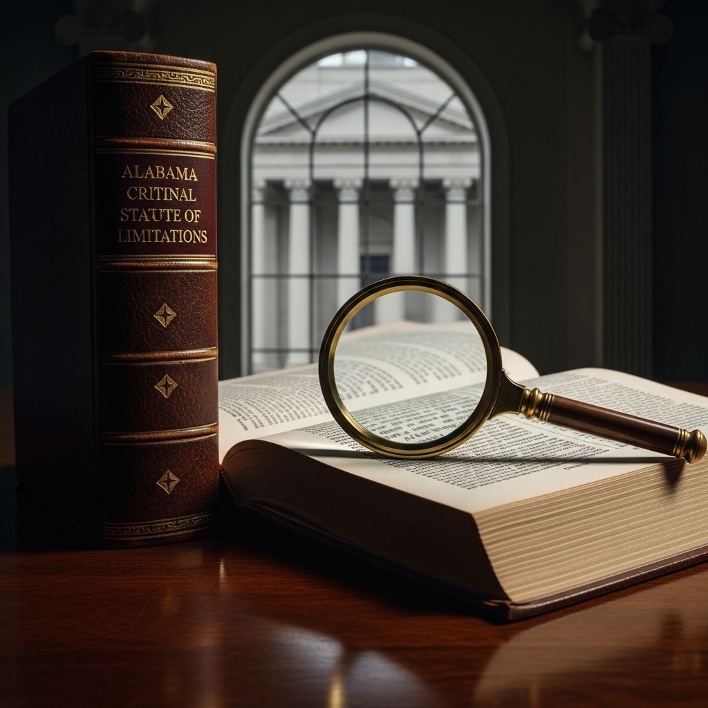 Understand how time limits on criminal prosecution work in Alabama, including key exceptions and practical implications.