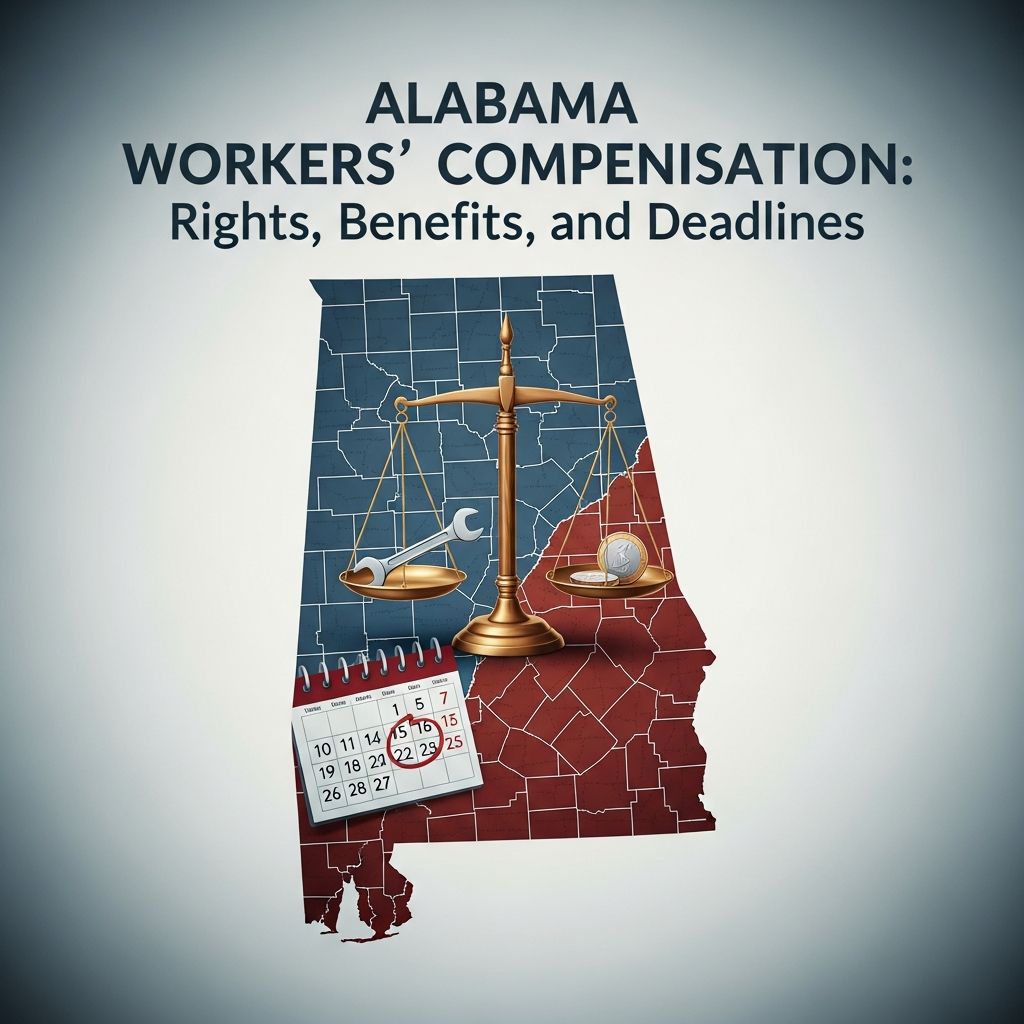 Alabama Workers’ Compensation: Rights, Benefits, and Deadlines Understand who is covered, what benefits are available, and how to protect your rights under Alabama workers’ compensation law.
