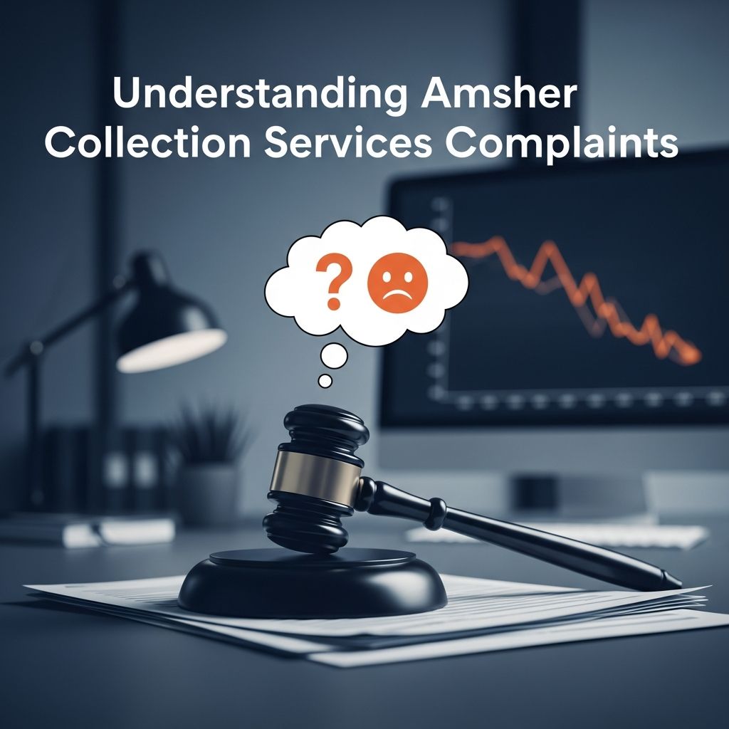 Learn how to understand, evaluate, and respond effectively to Amsher Collection Services credit and collection complaints.