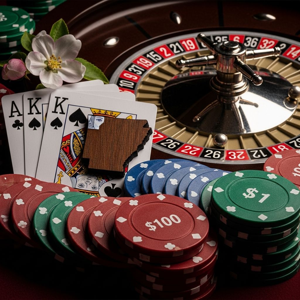A clear, in-depth overview of how gambling, casinos, sports betting, and online play are regulated under Arkansas law.