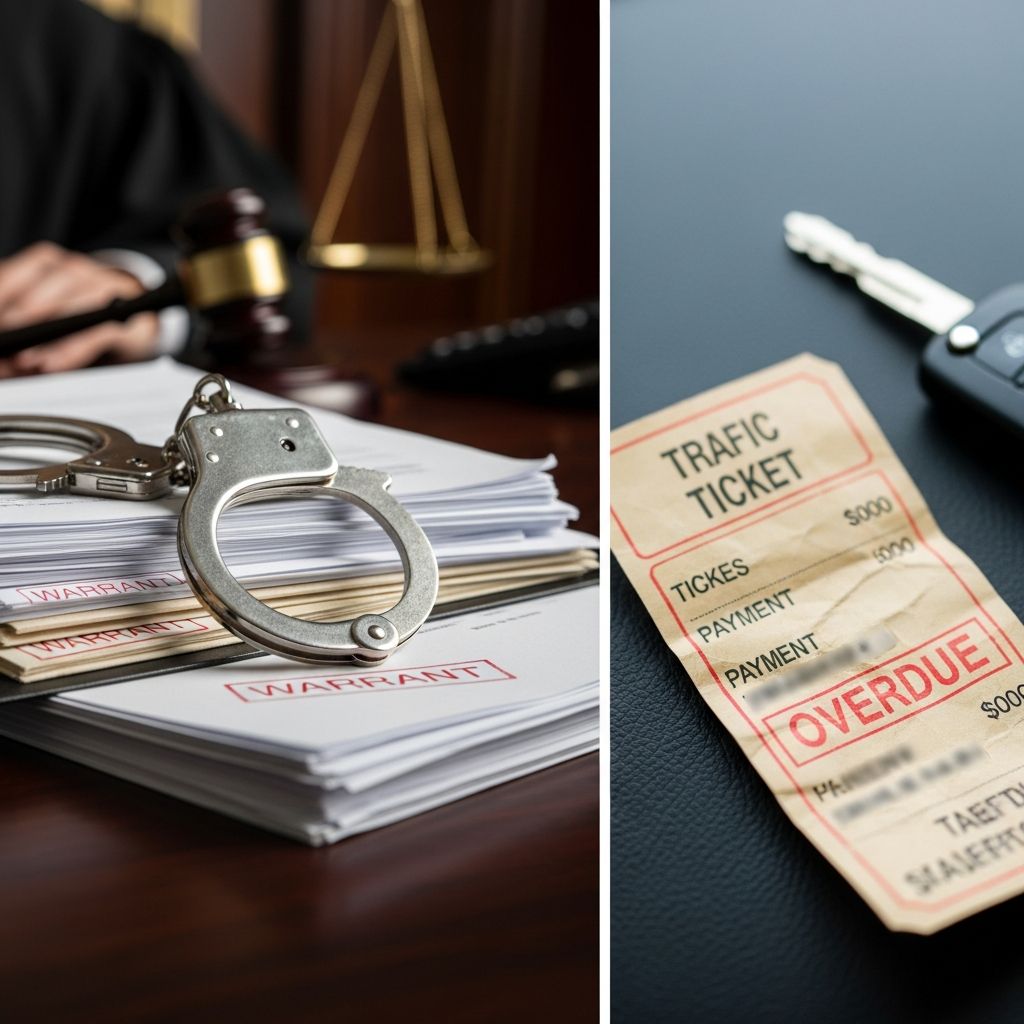 Learn how unpaid traffic tickets can trigger arrest warrants, affect your license, and what to do if you discover a warrant.