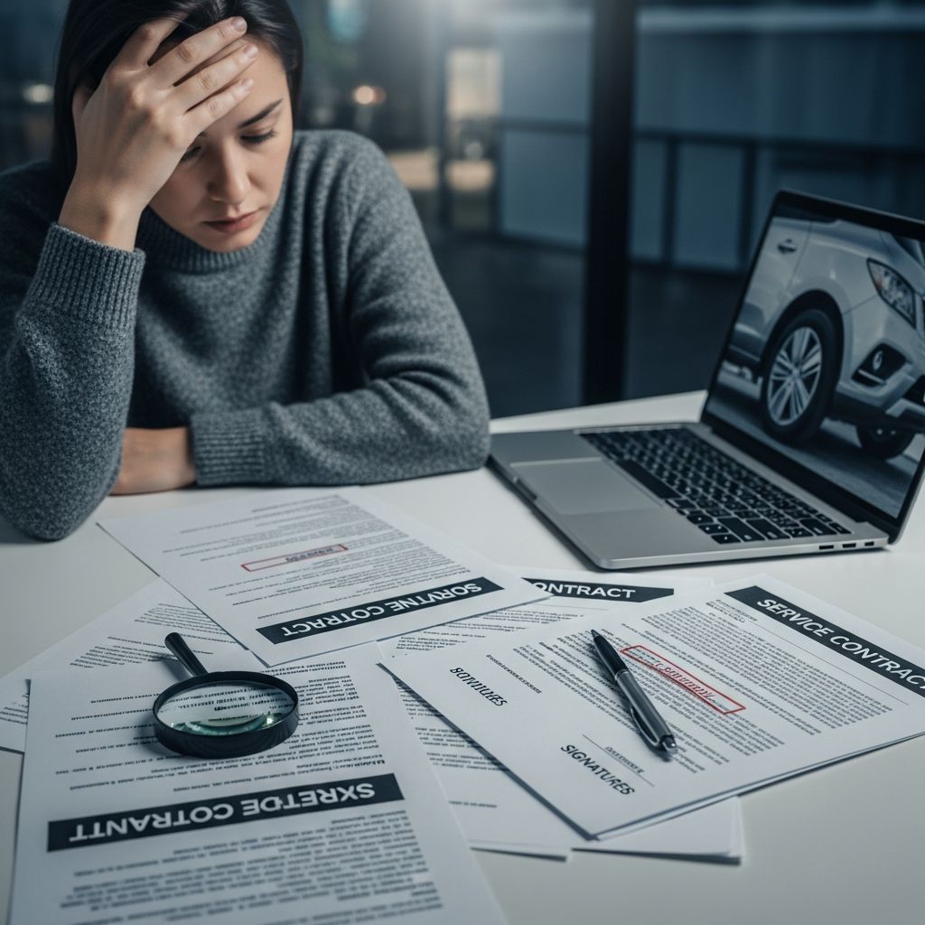 Learn how auto service contracts work, when they make sense, and how to avoid costly extended warranty scams.