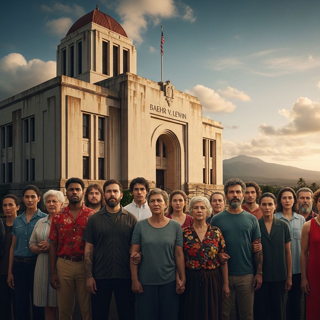 How a 1993 Hawaii Supreme Court ruling on same-sex marriage helped launch the modern movement for marriage equality in the United States.