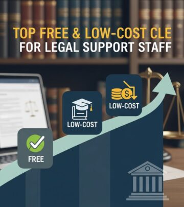 Affordable continuing education options to advance your legal support career without breaking the bank.