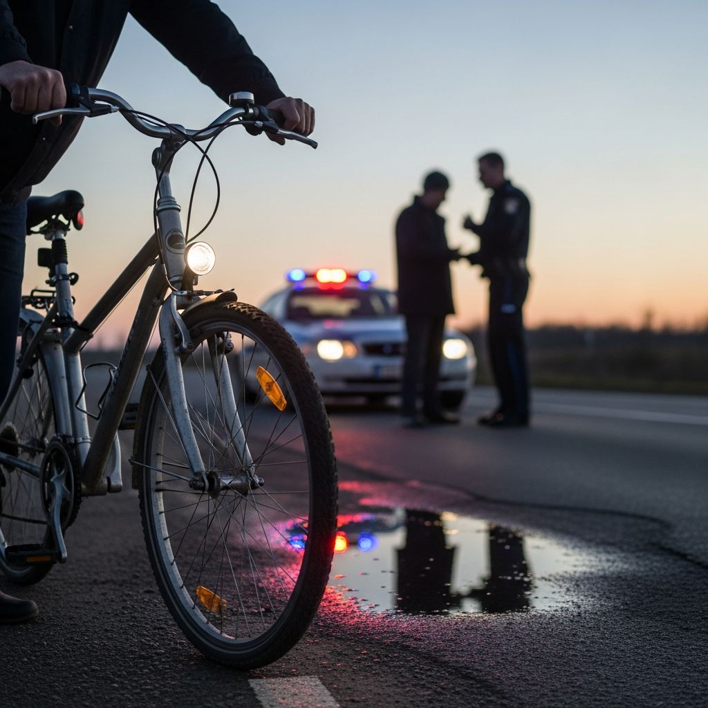 Understanding the legal risks of riding a bicycle under the influence of alcohol or drugs.