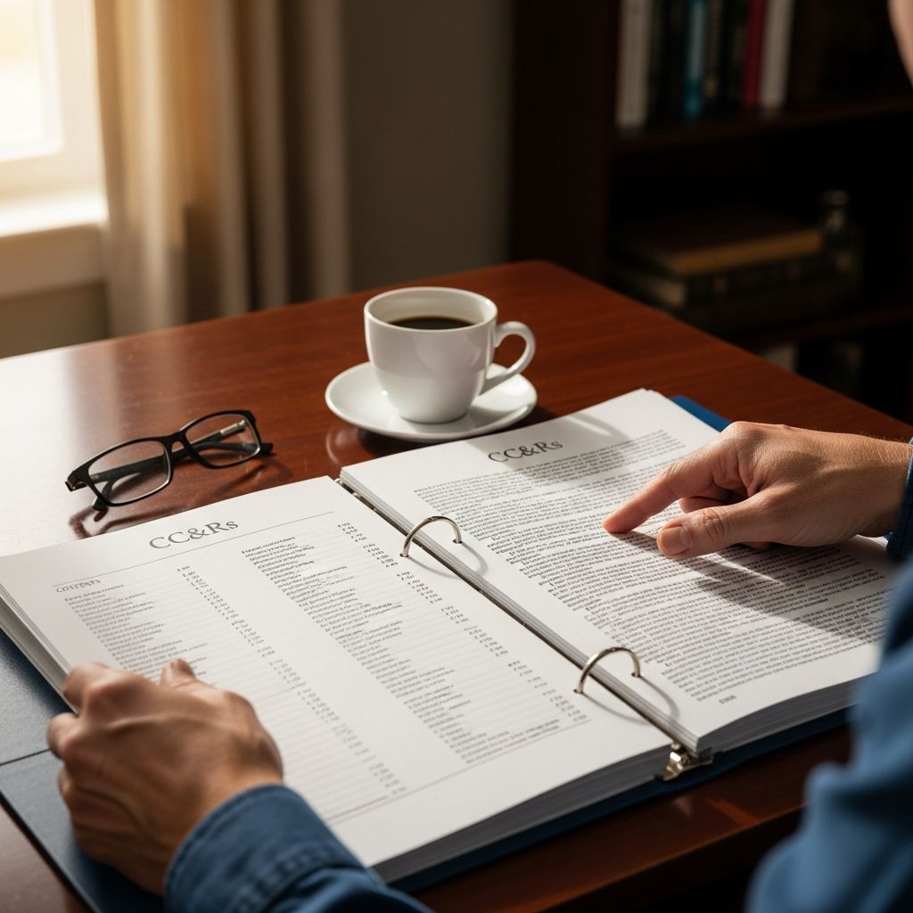 Learn how covenants, conditions, and restrictions shape daily life, rights, and responsibilities in HOA and common-interest communities.