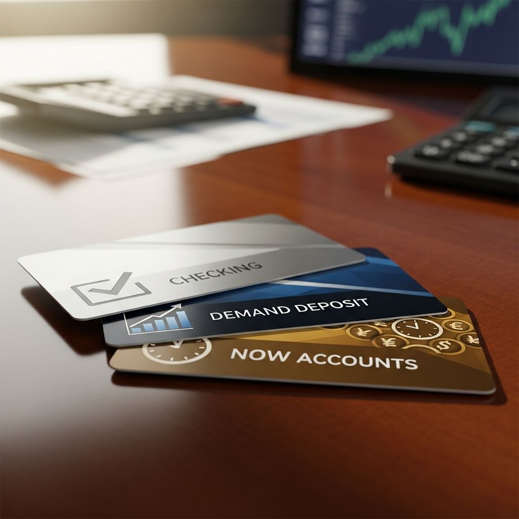 Understand how checking, demand deposit, and NOW accounts work so you can choose the right everyday bank account for your needs.