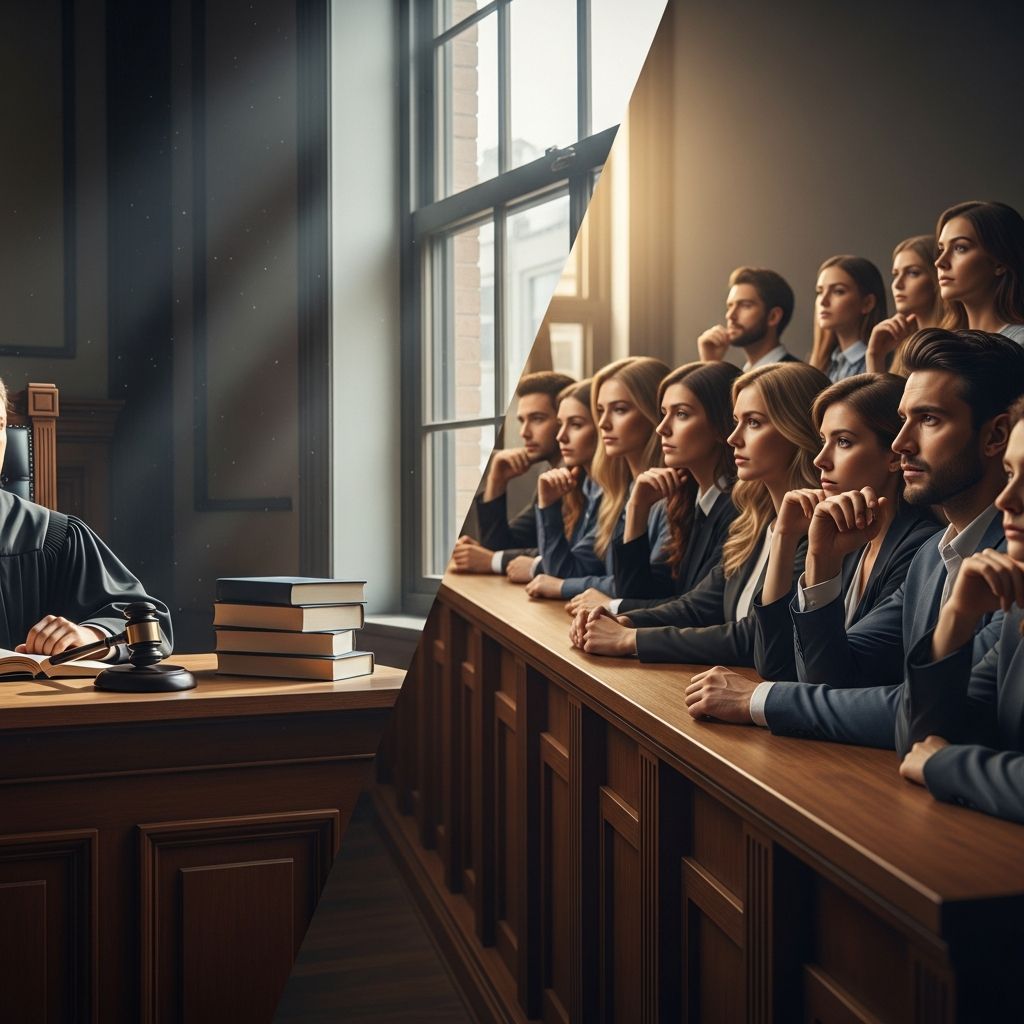 Understand how judge and jury trials differ, and how those differences can shape strategy, timing, costs, and case outcomes.