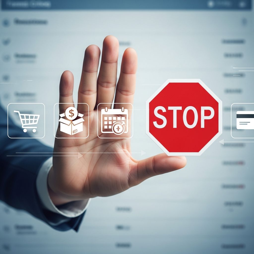 Aprende a detener pagos automáticos de tu cuenta bancaria sin dejar de cumplir tus obligaciones de contrato y evitando cargos no autorizados.