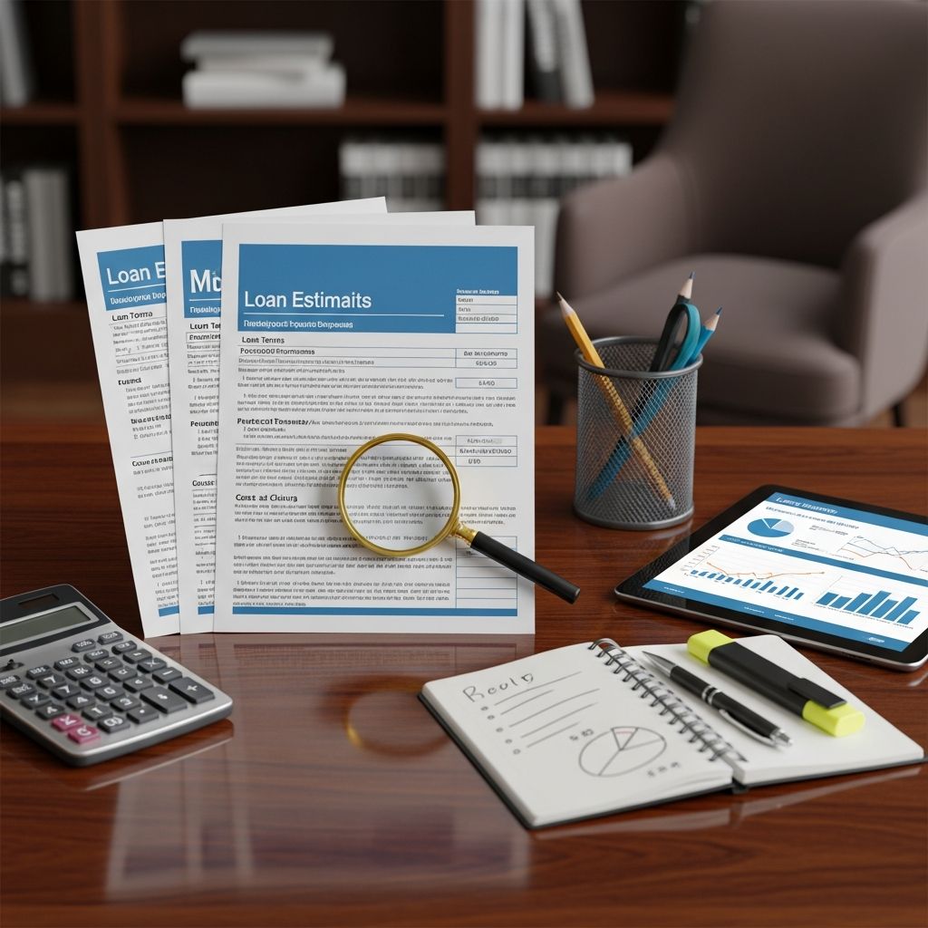 Learn how to read, compare, and negotiate mortgage Loan Estimates so you can choose the most affordable and transparent home loan.