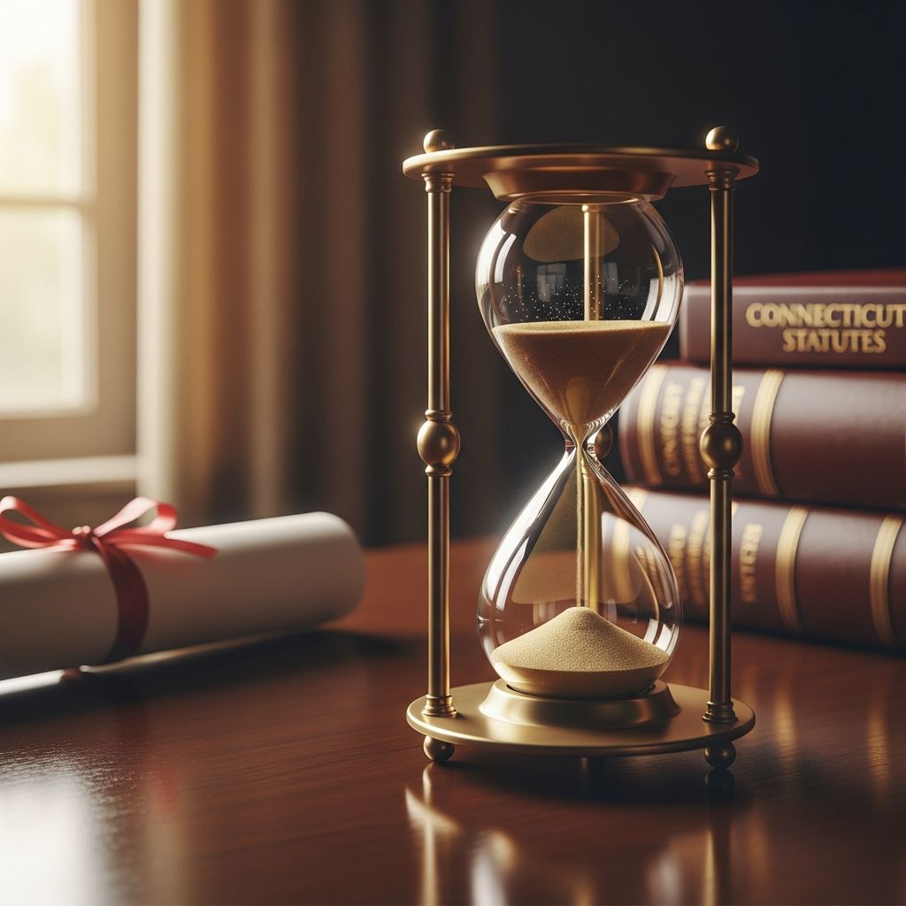 Understand the key Connecticut civil time limits that can determine whether your lawsuit is allowed in court.