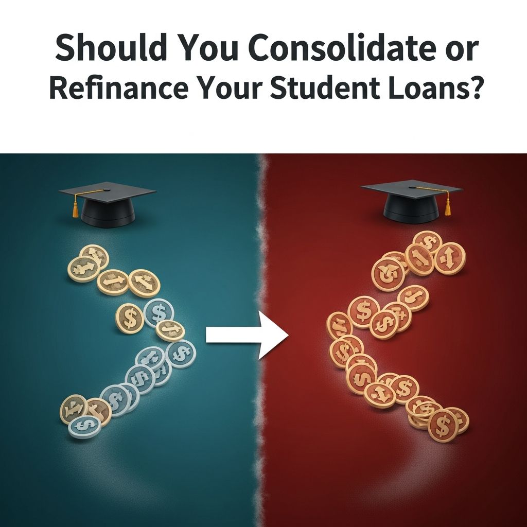 Should You Consolidate or Refinance Your Student Loans? Understand when student loan consolidation or refinancing can help you, and when it may cost you money or federal protections.