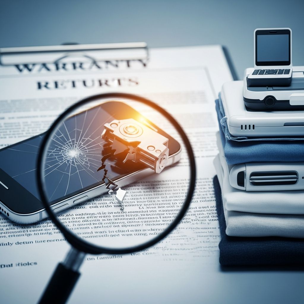Navigate your consumer rights: Learn about warranties, returns, and legal protections for purchases.