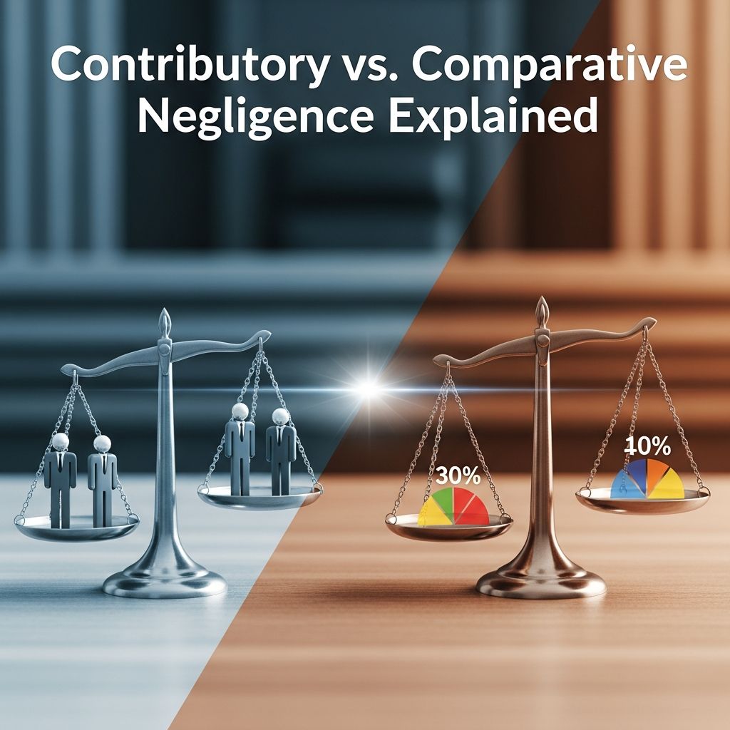 Learn how contributory and comparative negligence rules can limit or reduce compensation in personal injury and accident cases.