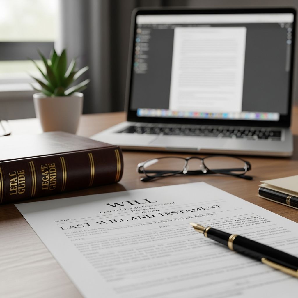 A comprehensive guide to drafting your own last will and testament efficiently and legally.