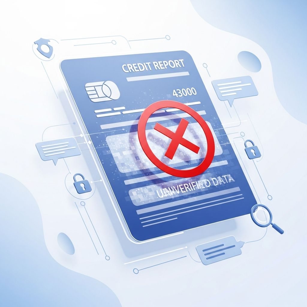 Understand your legal rights when you dispute errors on your credit reports and companies cannot verify the information.