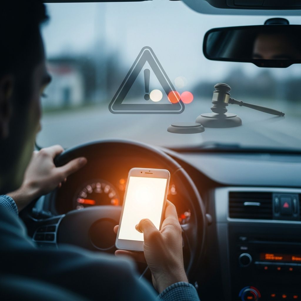 Comprehensive guide to distracted driving violations, legal consequences, and modern prevention strategies.