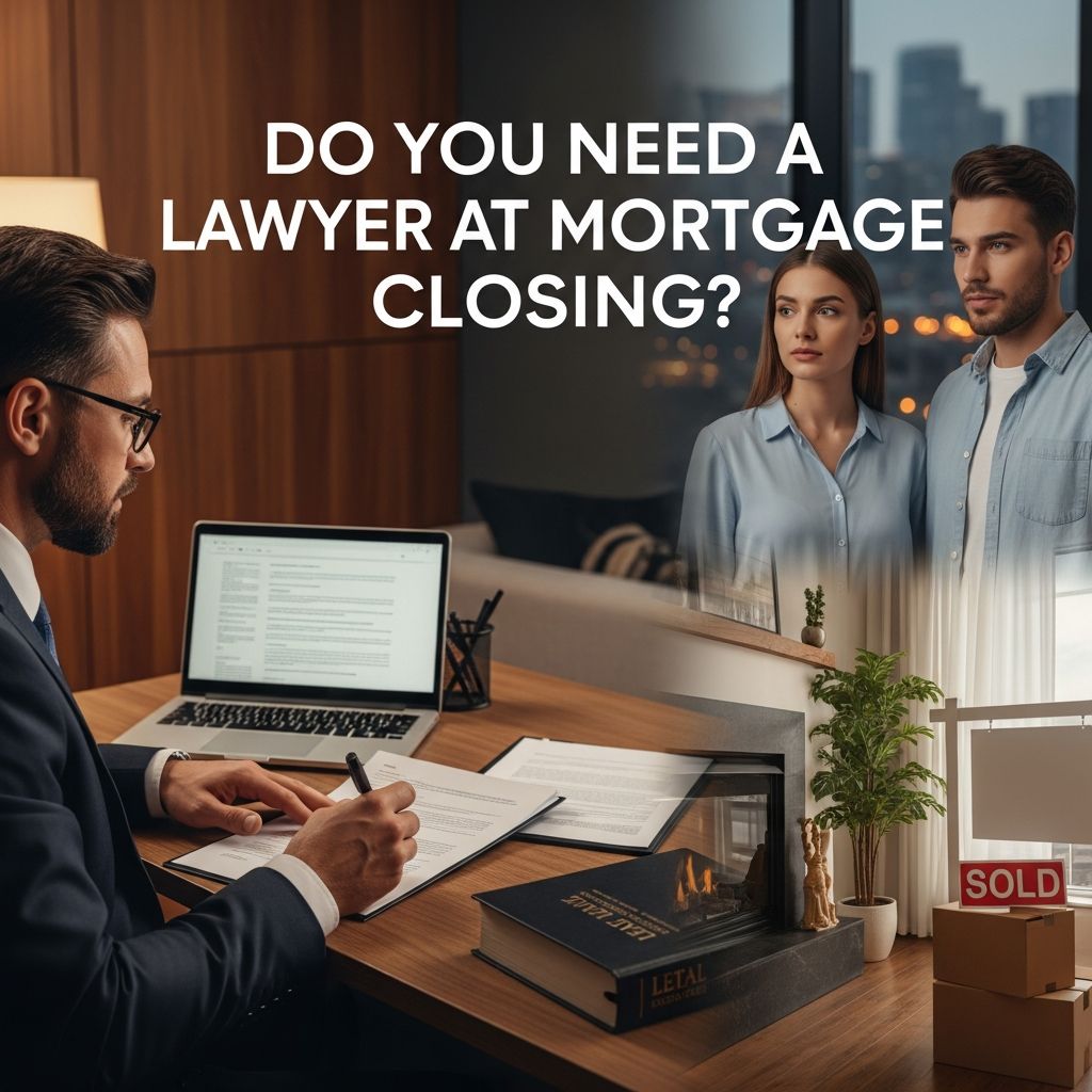 Learn when you must, should, or may want to hire a real estate attorney to protect yourself at mortgage closing.
