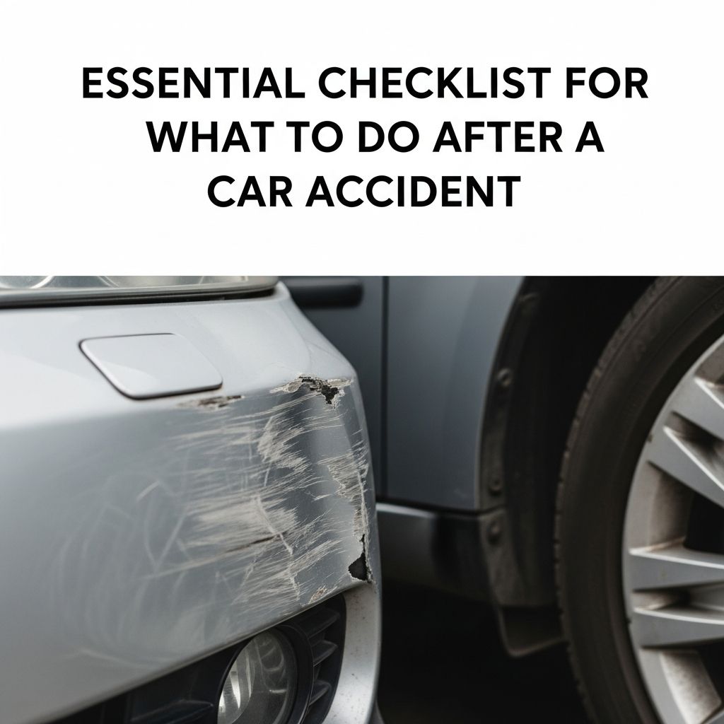 Learn the critical safety, legal, and insurance steps to take immediately after a car accident so you protect your health and your rights.