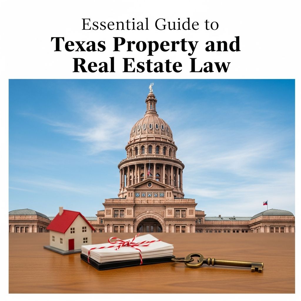 Understand the key Texas rules on owning, buying, selling, and leasing property so you can navigate real estate with confidence.