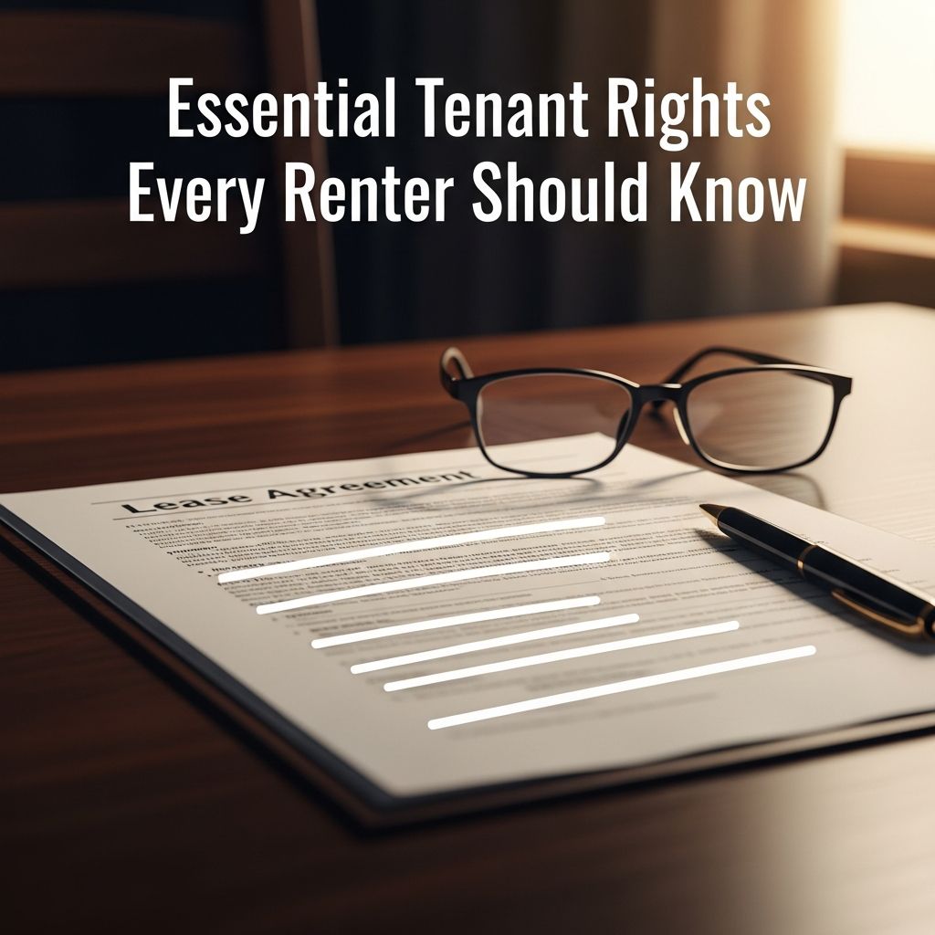 Essential Tenant Rights Every Renter Should Know Know your rights as a tenant: from habitability and privacy to fair treatment and dispute resolution.