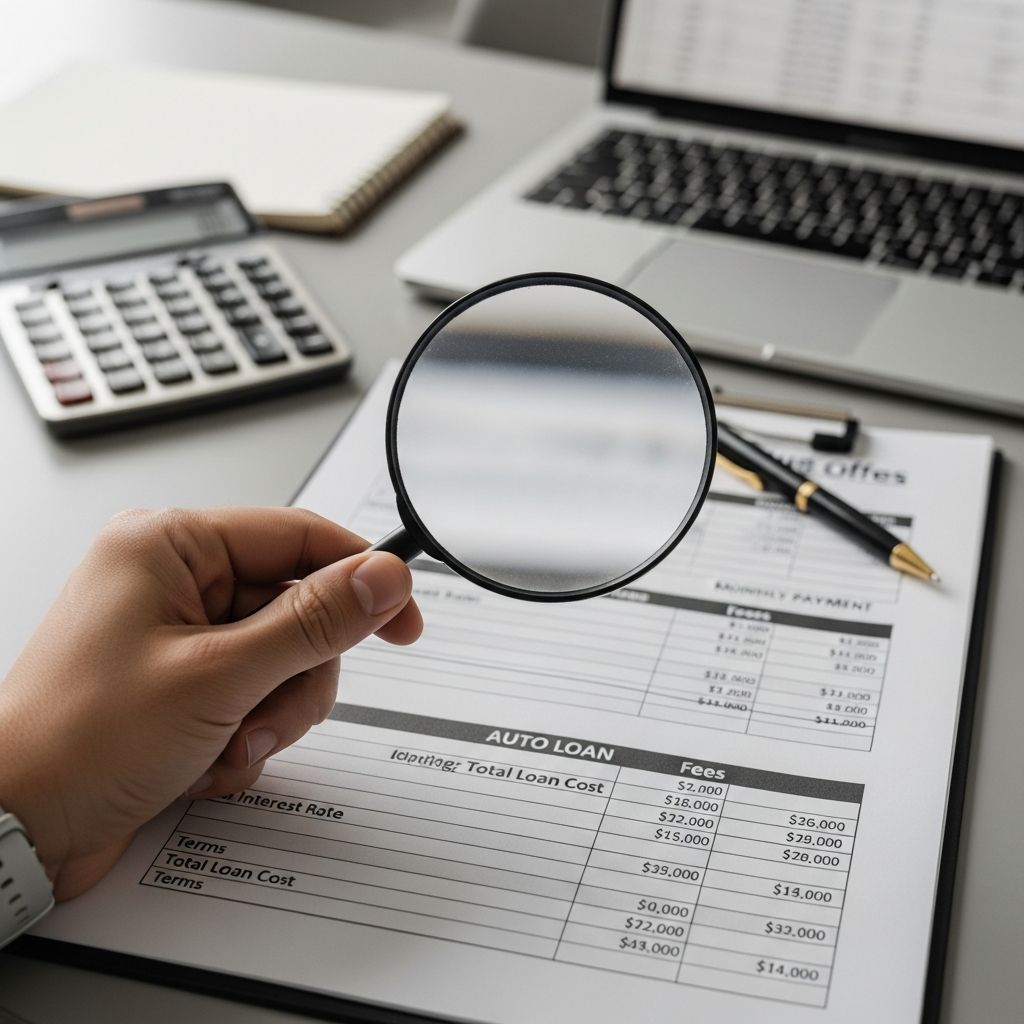 Master auto loan comparison: Navigate APR, terms, and hidden costs for smarter borrowing decisions.