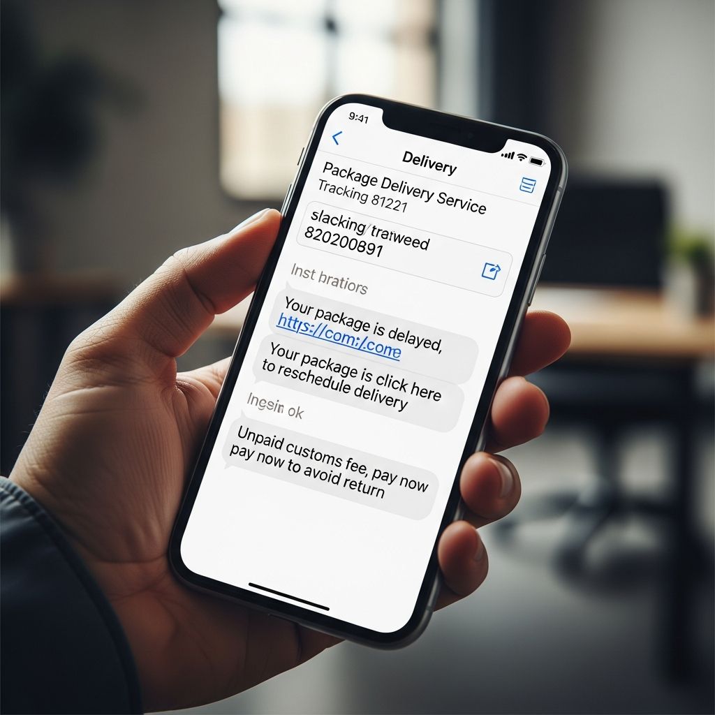 Learn how fake package delivery texts work, the tricks scammers use, and simple steps to avoid losing money or personal data.