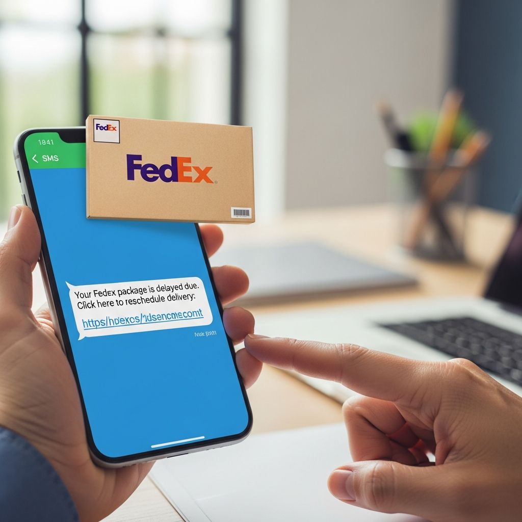 Learn how to recognize fake package texts, avoid smishing scams, and safely check real FedEx delivery updates without risking your money or data.