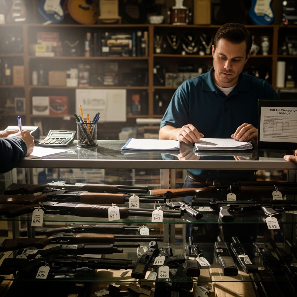 Navigate federal and state firearm purchase regulations when buying from licensed pawn dealers.