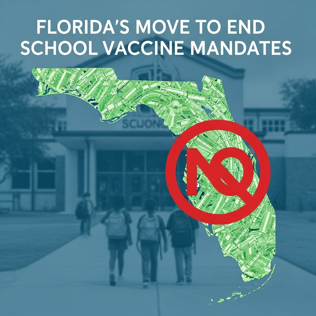 Florida’s plan to eliminate long-standing school vaccine mandates raises major legal, public health, and political questions for families.