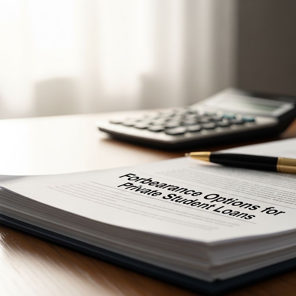 Understand how private student loan forbearance and deferment work, what lenders offer, and how to avoid costly mistakes.