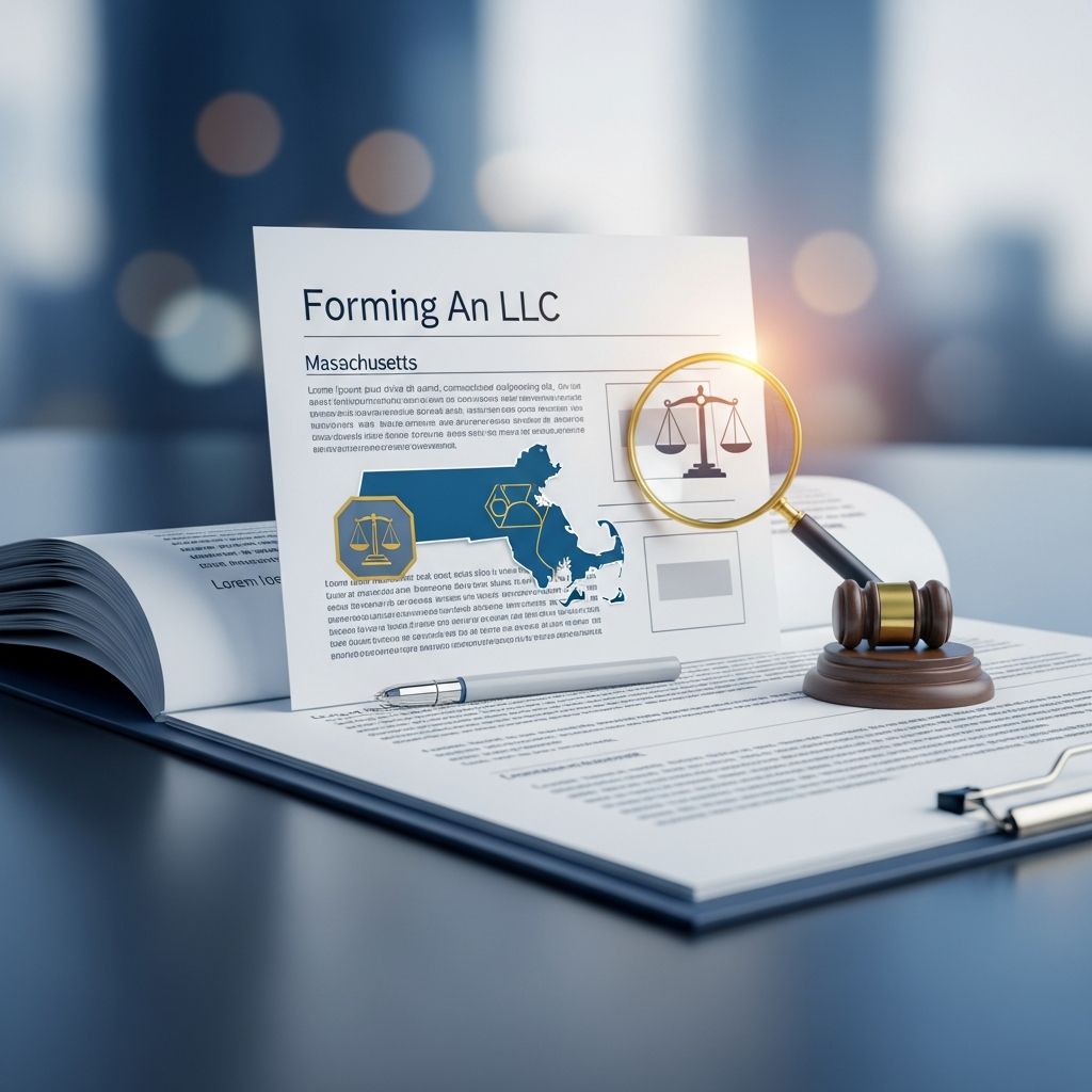Step-by-step guidance to start, register, and maintain a compliant Massachusetts LLC for your new or existing business.