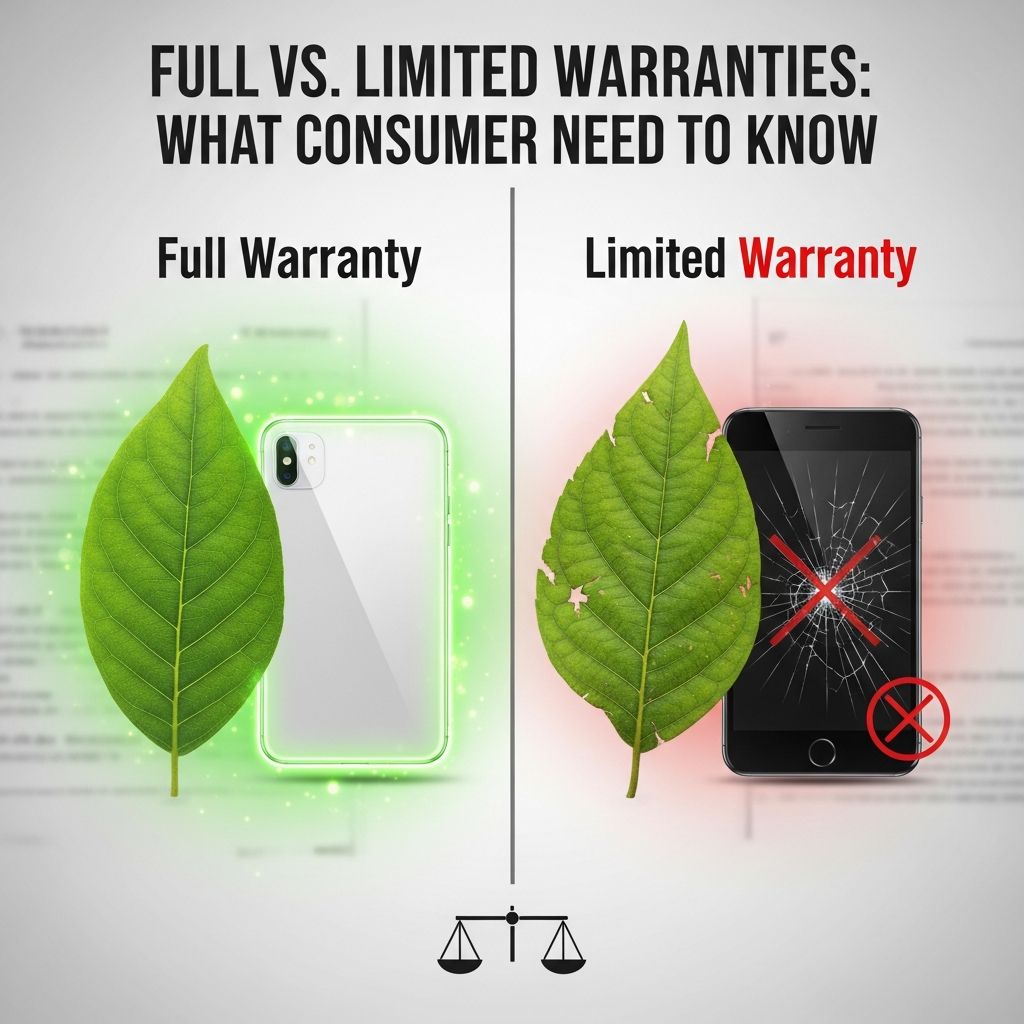 Understand how full and limited warranties differ, what the law requires, and how to use them to protect your purchases.