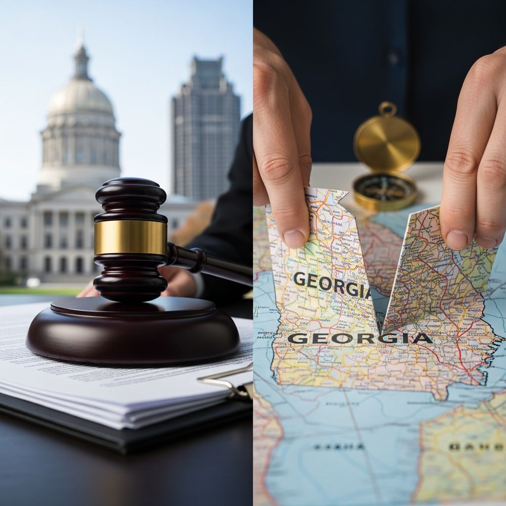 A practical Georgia divorce roadmap explaining filing rules, timelines, key decisions, and common issues step by step.