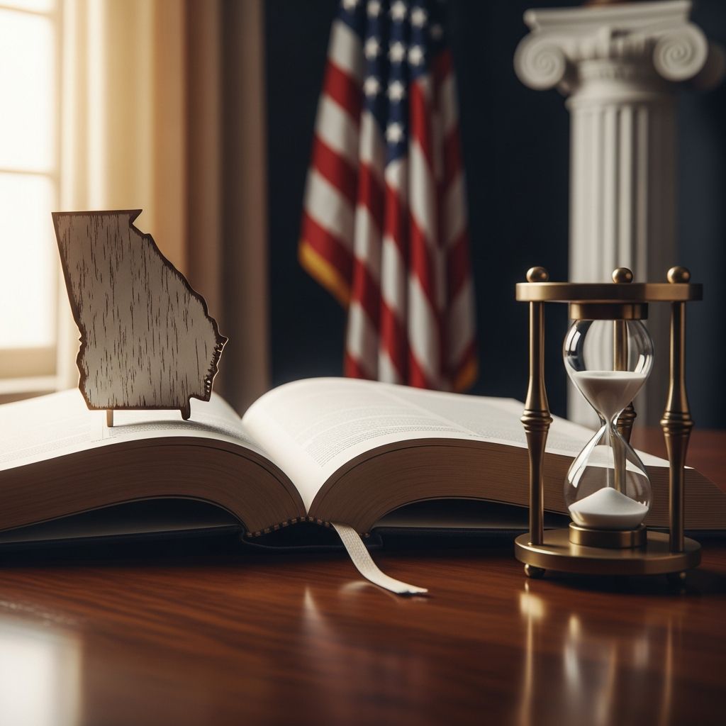 Understand Georgia’s filing deadlines for civil lawsuits and criminal charges, plus key exceptions that can extend or pause the legal clock.