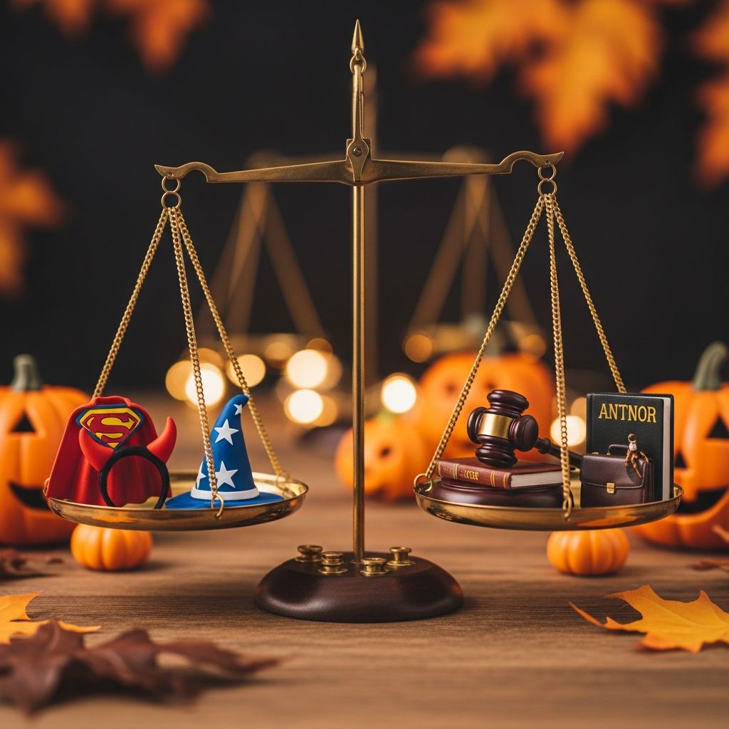 Transform your workday look into unforgettable Halloween magic with creative attorney costume concepts.