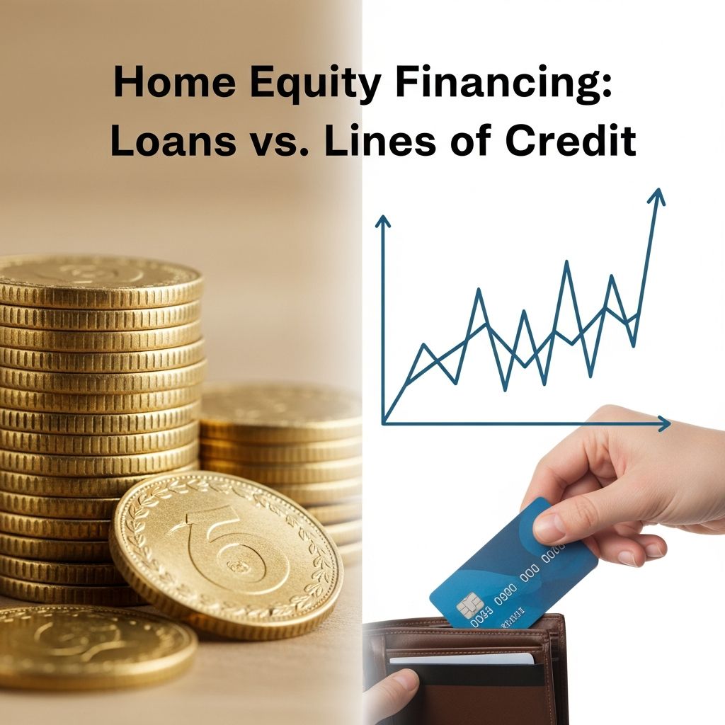 Home Equity Financing: Loans vs. Lines of Credit Understand the key differences between home equity loans and HELOCs to make informed borrowing decisions.