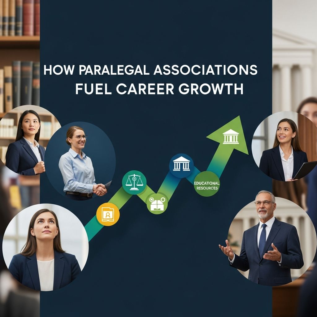 Maximize your legal career with strategic involvement in paralegal associations.