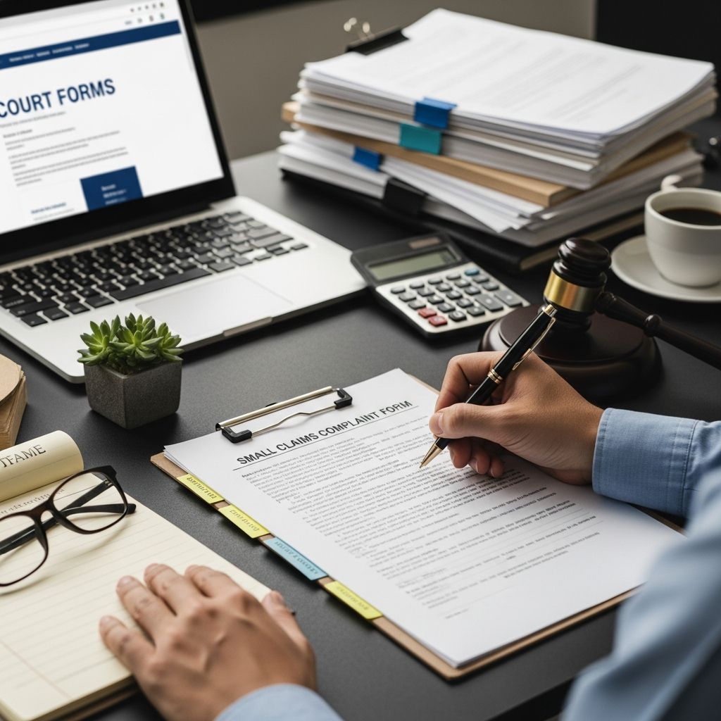 Learn how to prepare, file, and present a small claims case so you can pursue a money dispute without hiring a lawyer.