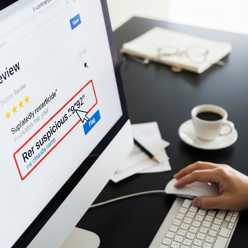 Learn how to recognize suspicious online reviews and report them effectively to protect yourself and other shoppers.
