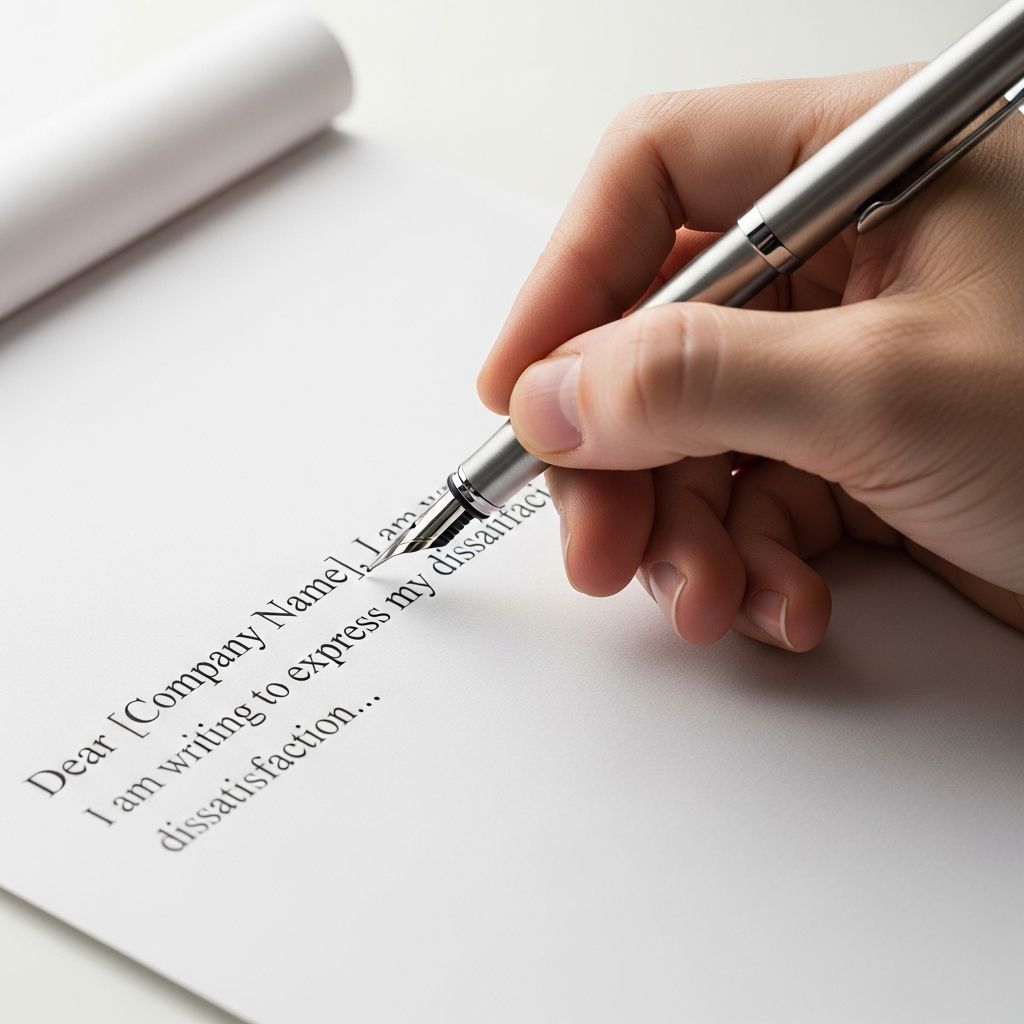 Learn how to write clear, firm, and effective complaint letters that help you resolve consumer problems faster and on your own terms.