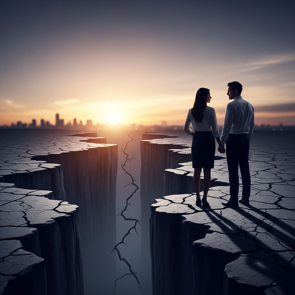How choosing a higher-status partner can quietly shape power, conflict, and financial outcomes when a marriage ends.