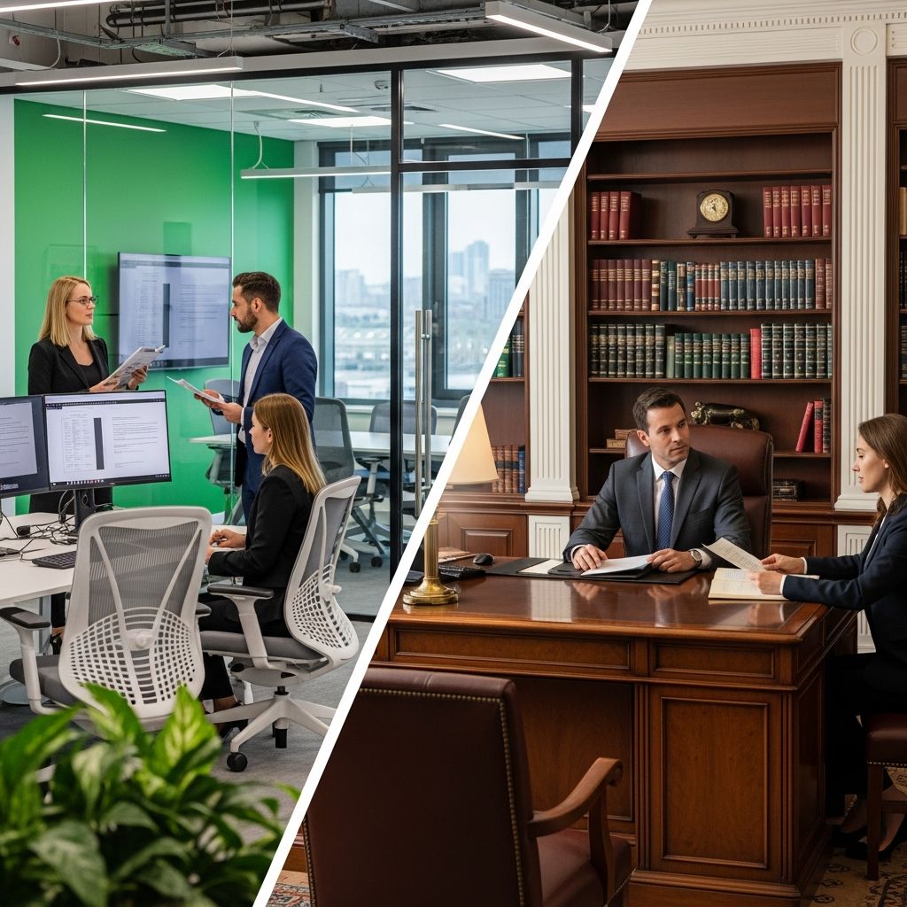 Understand how in-house and law firm environments differ for lawyers and paralegals so you can choose the path that fits your goals.