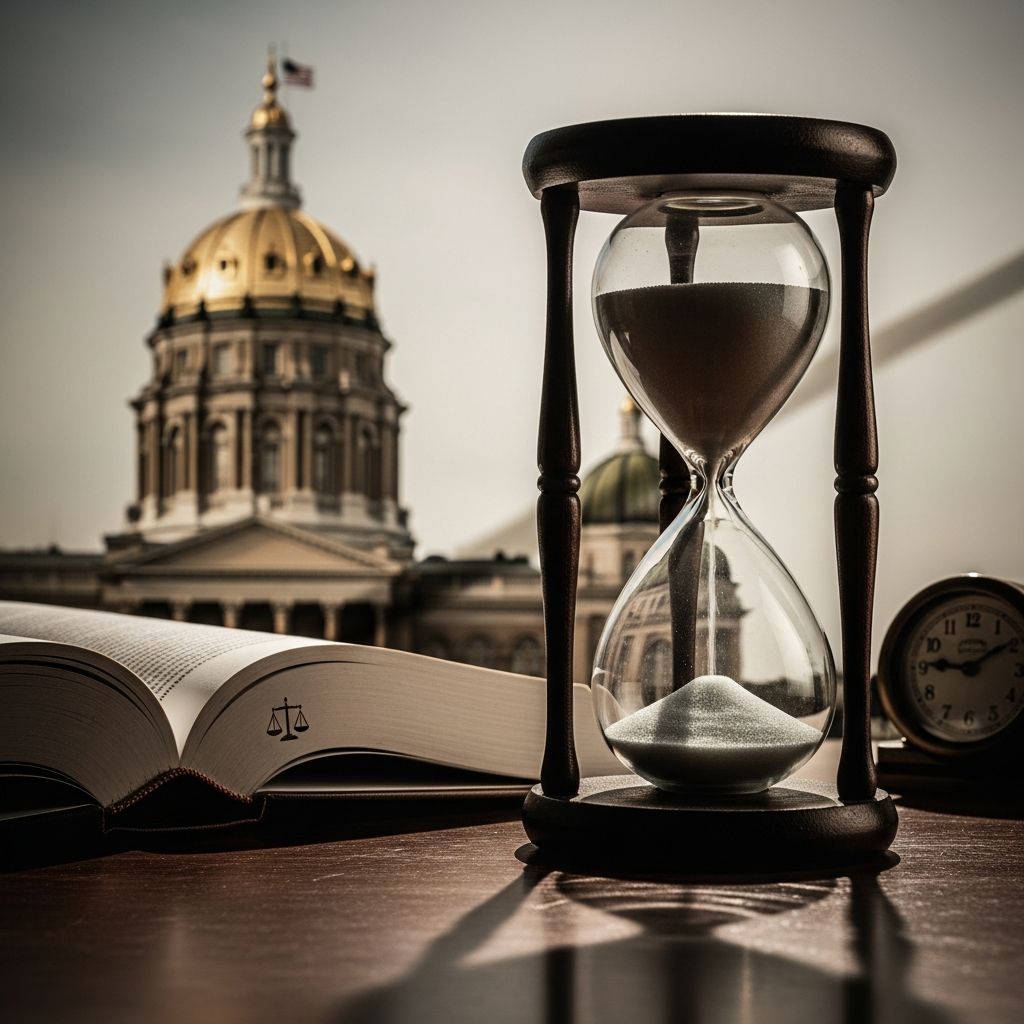 A detailed, plain-language guide to how Iowa’s criminal statute of limitations works, including time limits, exceptions, and tolling rules.
