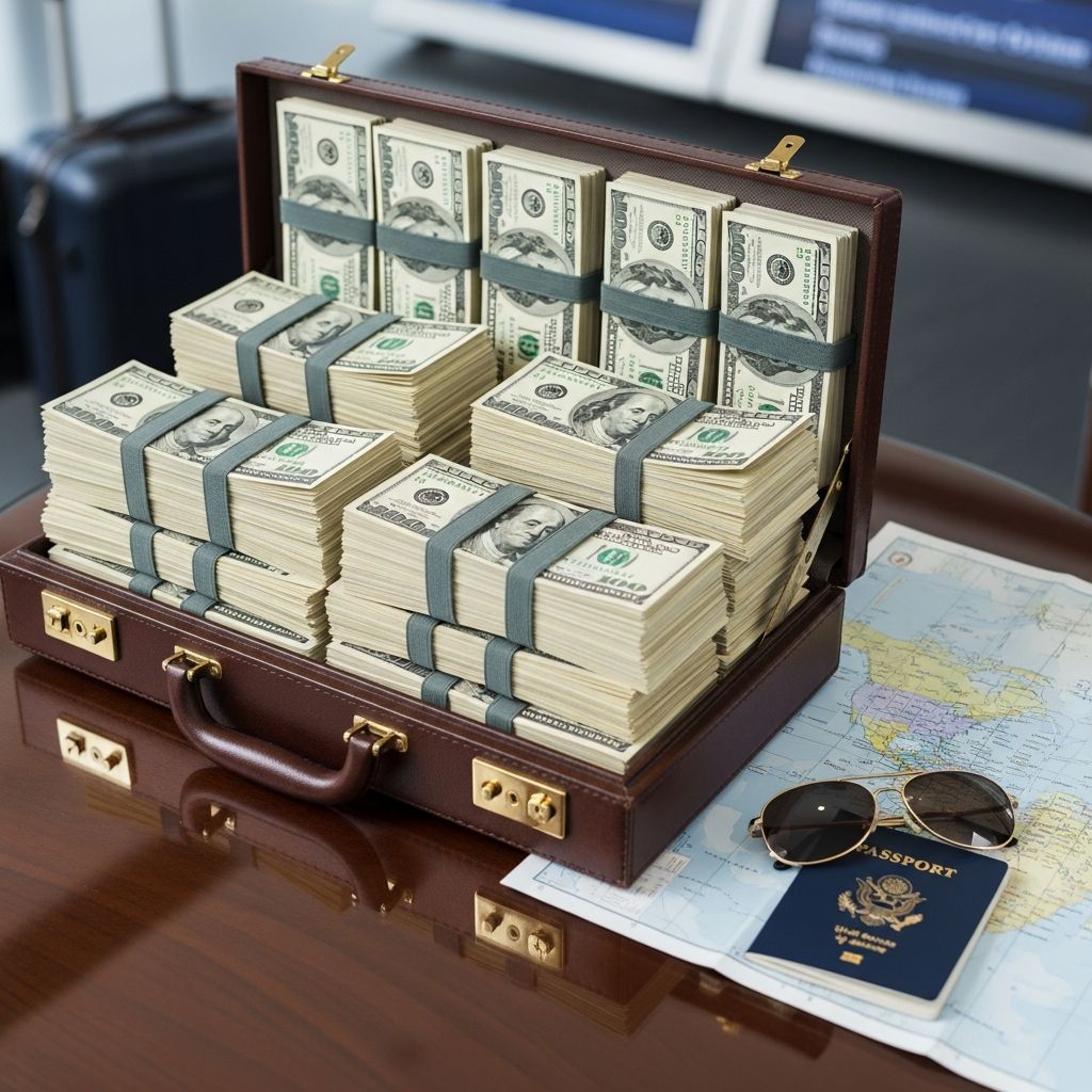 Understand the laws, declaration rules, and real-world risks of traveling with large sums of cash across borders or within a country.
