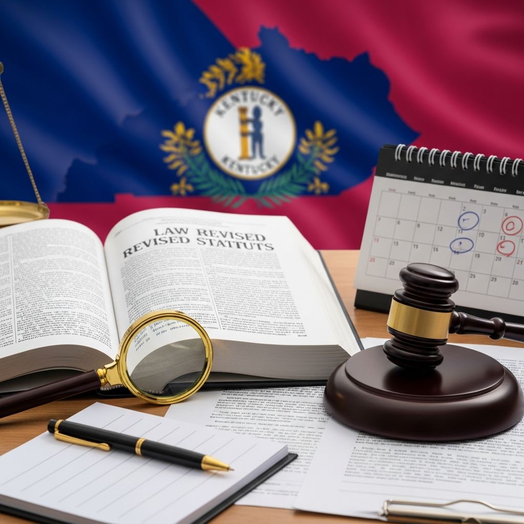 Understand key Kentucky civil time limits for lawsuits, including injury, contract, property, and judgment claims.