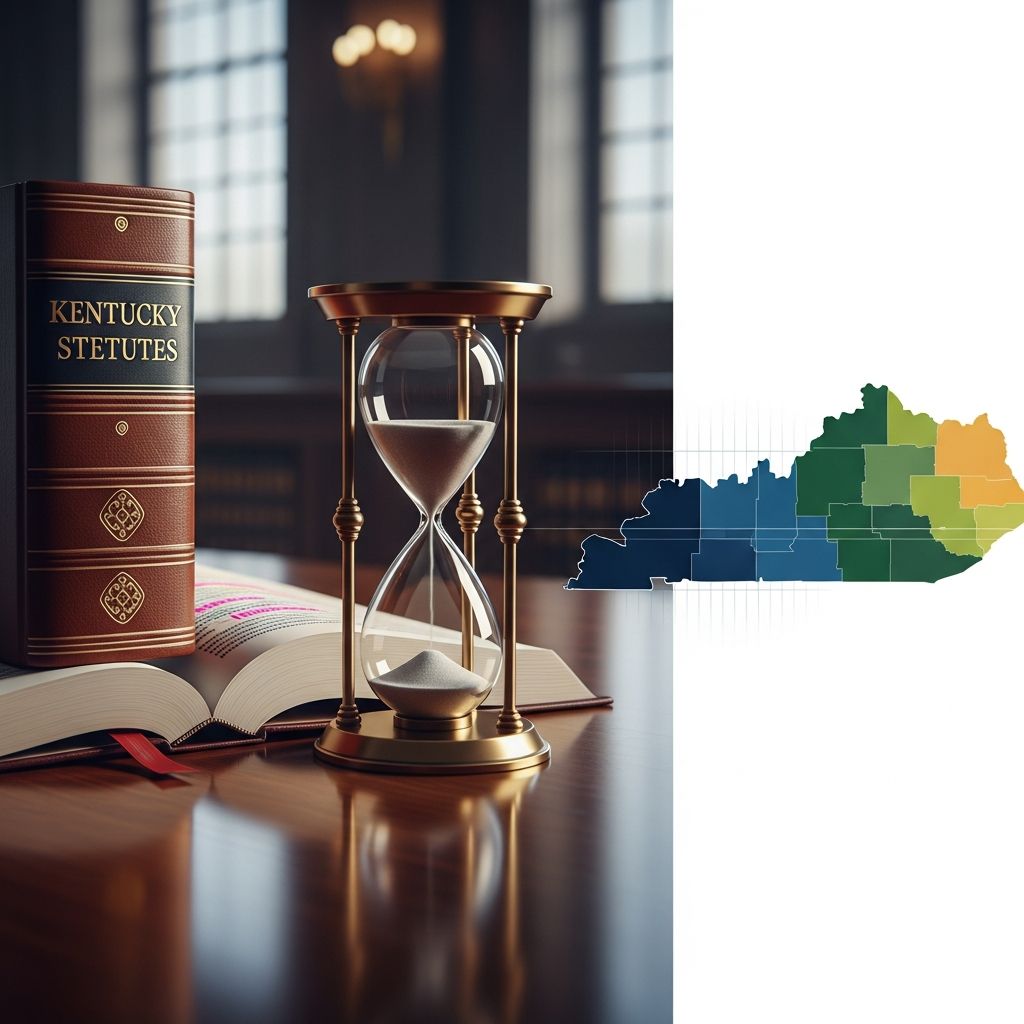 Learn how Kentucky statutes of limitations set deadlines for civil lawsuits and criminal charges across many types of legal claims.