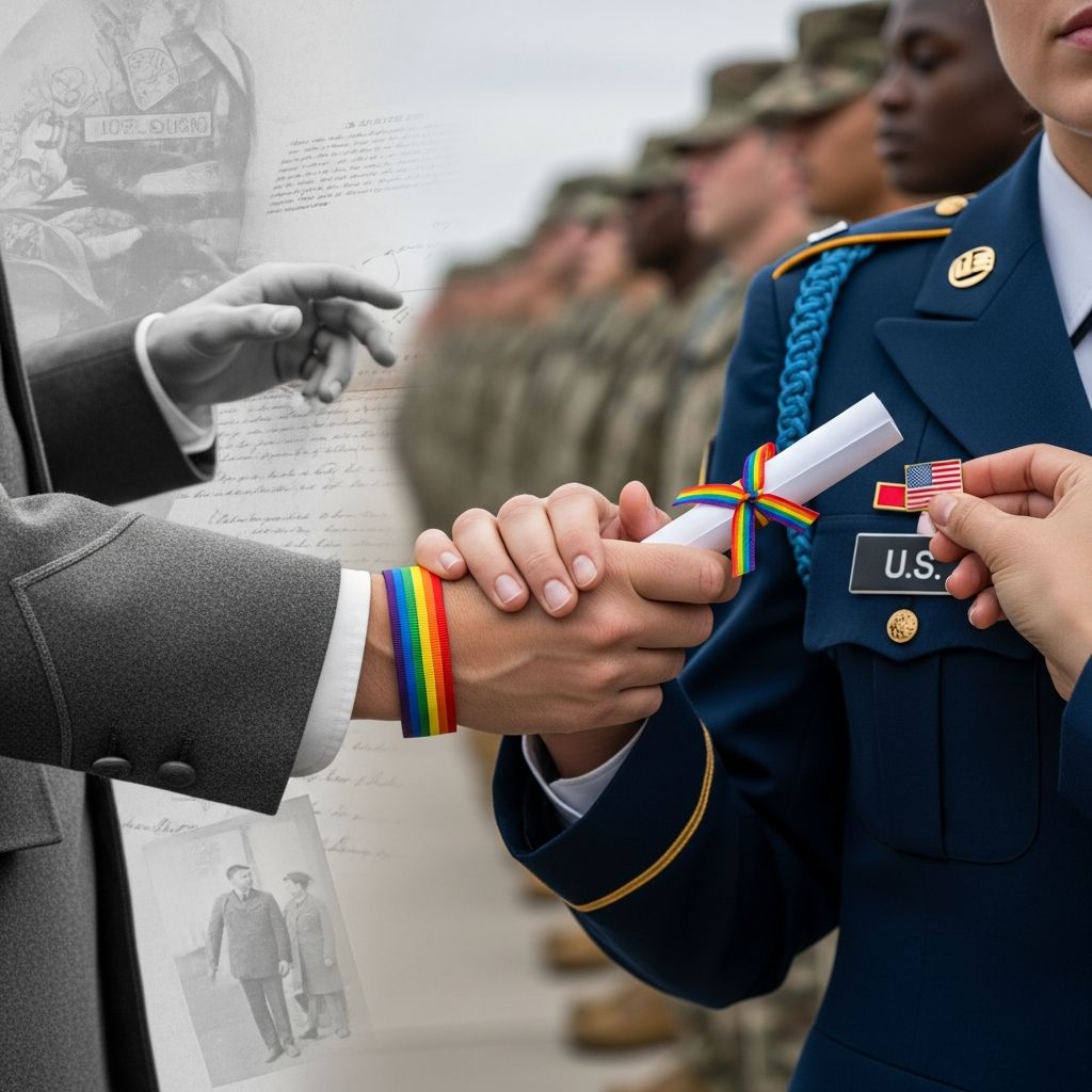 Trace the evolving legal rules that shaped how LGBTQ people could serve, be discharged, or be protected in the United States armed forces.